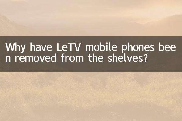 乐视手机怎么都下架了