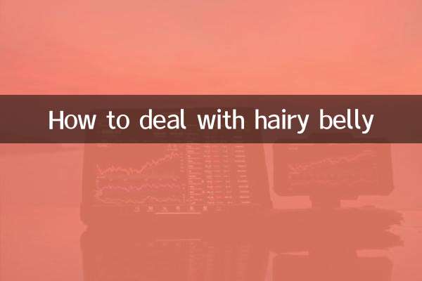 Como lidar com a barriga peluda