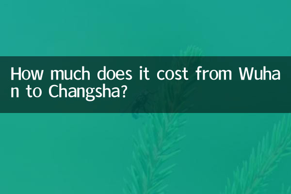 উহান থেকে চাংশা পর্যন্ত কত খরচ হবে?