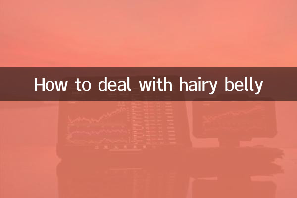 Como lidar com a barriga peluda