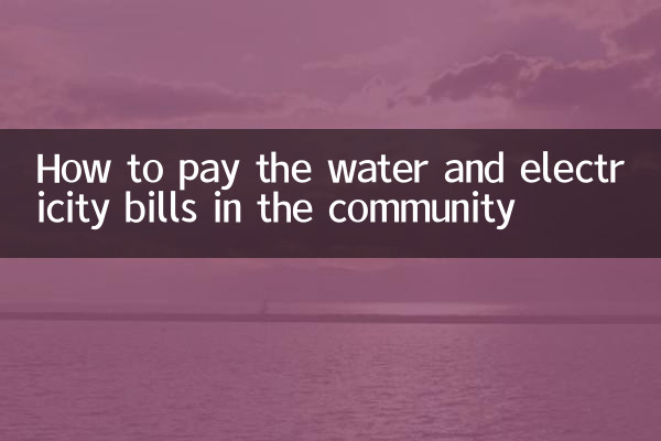Cómo pagar las facturas de agua y luz en la comunidad