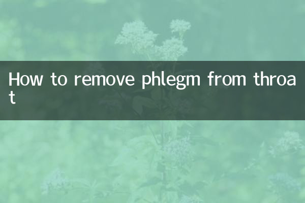 Cómo quitar la flema de la garganta