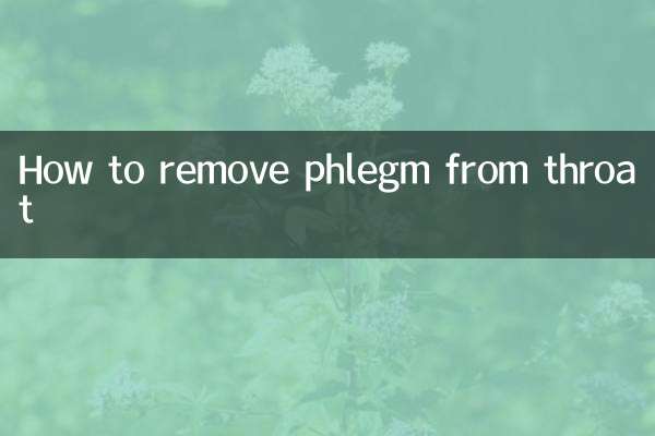 Cómo quitar la flema de la garganta