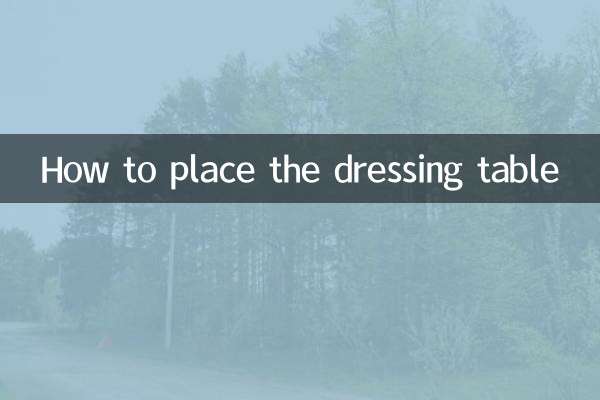 Como colocar a penteadeira