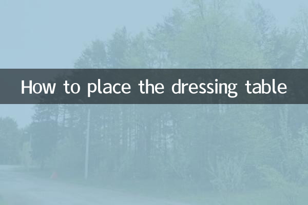 Como colocar a penteadeira