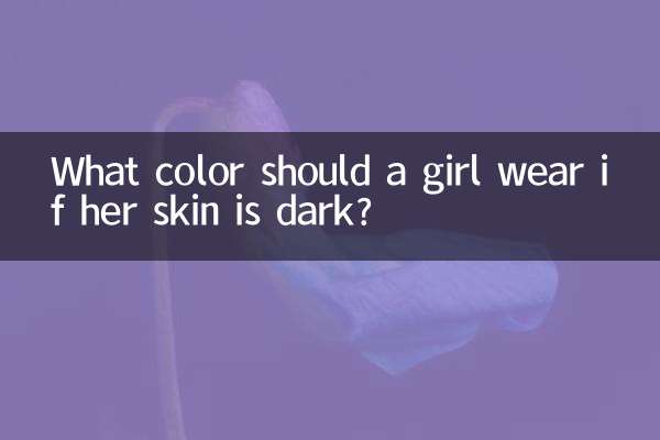 Di che colore dovrebbe indossare una ragazza se la sua pelle è scura?