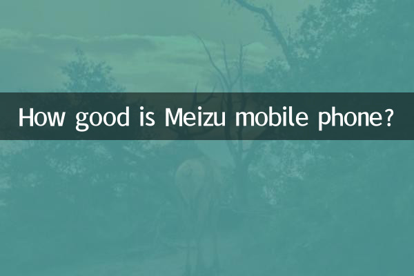 ¿Qué tan bueno es el teléfono móvil Meizu?