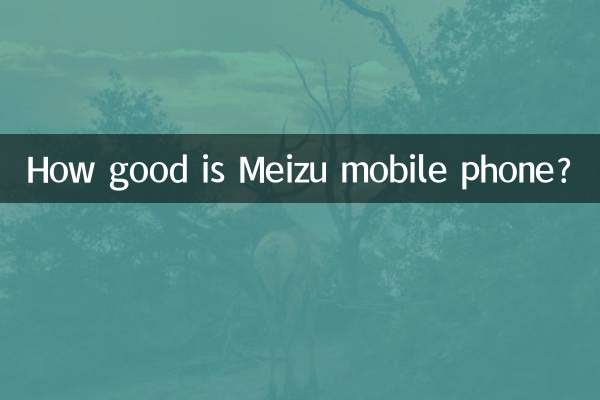 ¿Qué tan bueno es el teléfono móvil Meizu?