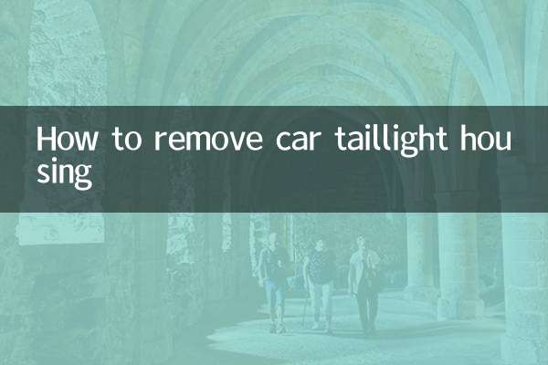 So entfernen Sie das Rücklichtgehäuse eines Autos