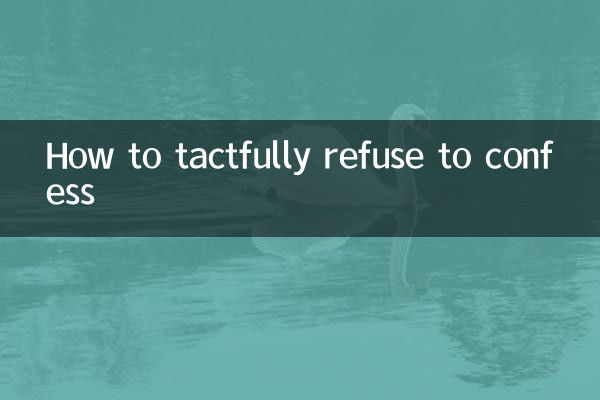 Come rifiutarsi con tatto di confessare