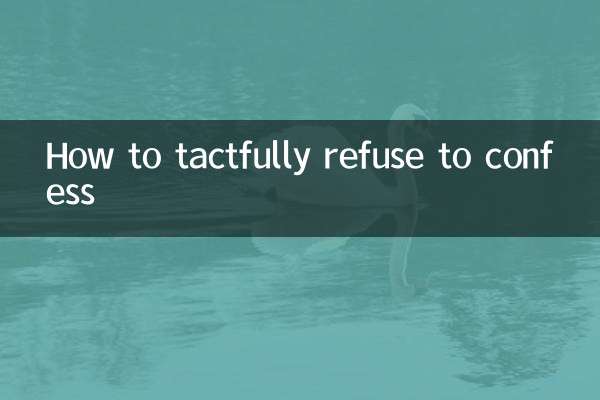 Come rifiutarsi con tatto di confessare