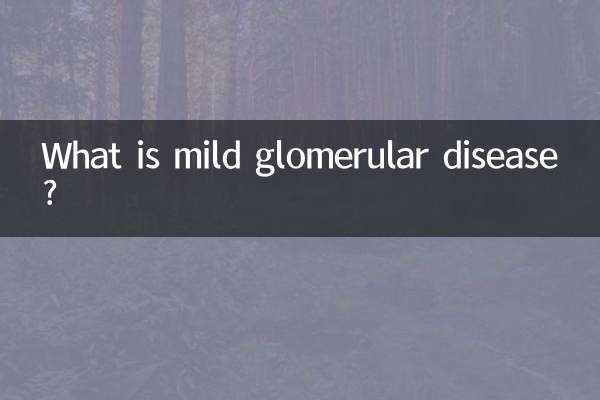 肾小球轻微病变是什么病