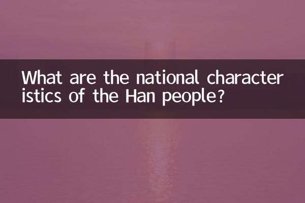 हान लोगों की राष्ट्रीय विशेषताएँ क्या हैं?