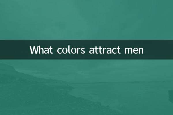 Quelles couleurs attirent les hommes