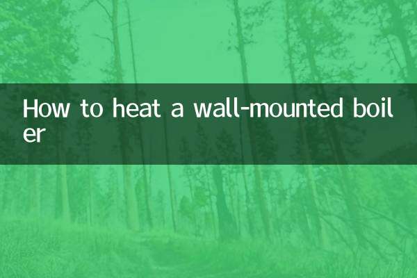 دیوار سے لگے ہوئے بوائلر کو کیسے گرم کریں