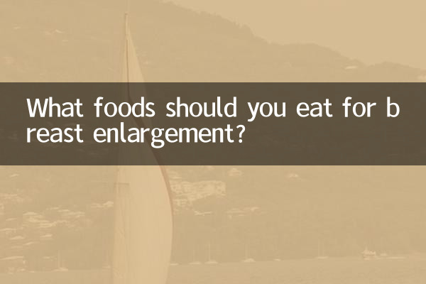 가슴 커지려면 어떤 음식을 먹어야 할까요?
