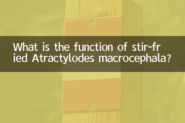 ہلچل تلی ہوئی اراٹیلوڈس میکروسیفالا کا کیا کام ہے؟