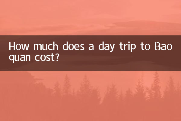Quanto costa una gita di un giorno a Baoquan?