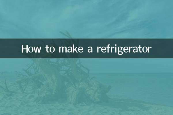 Wie man einen Kühlschrank baut