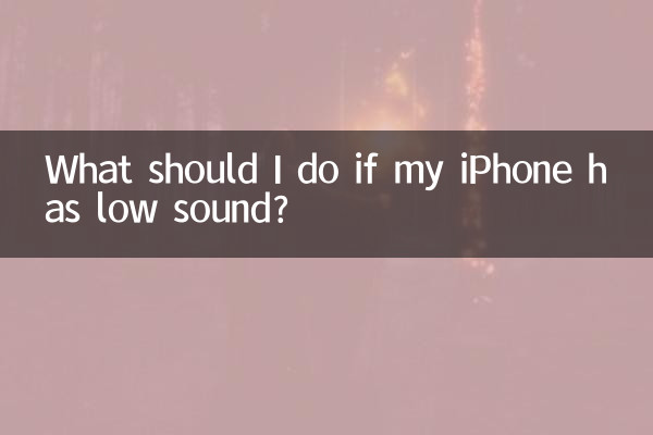 iPhone の音が小さい場合はどうすればよいですか?