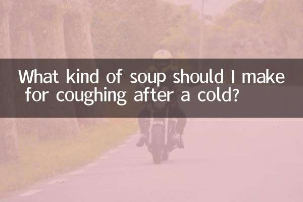 Que tipo de sopa devo fazer para tossir depois de um resfriado?