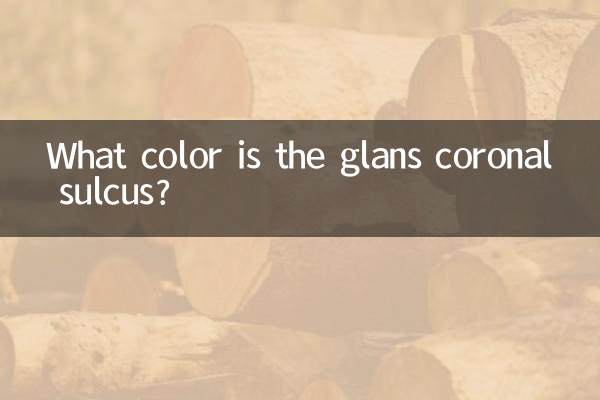 De quelle couleur est le sillon coronal du gland ?