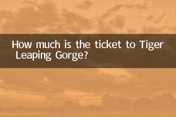 ¿Cuánto cuesta la entrada a la Garganta del Salto del Tigre?