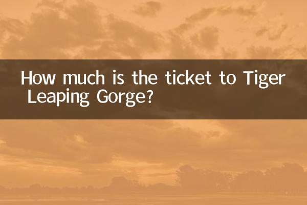 ¿Cuánto cuesta la entrada a la Garganta del Salto del Tigre?