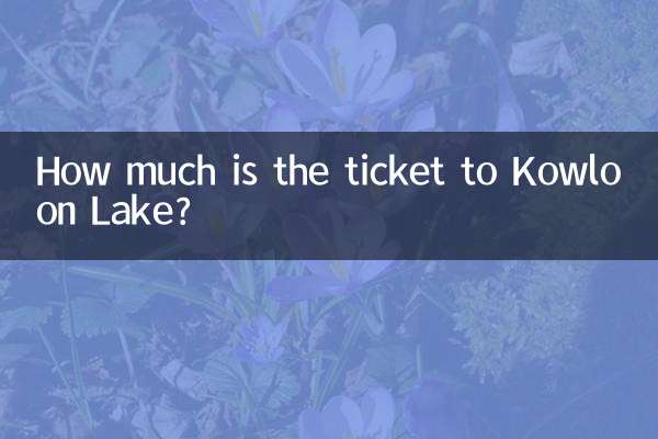 구룡호 티켓은 얼마인가요?