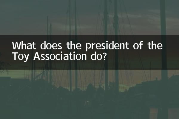 टॉय एसोसिएशन का अध्यक्ष क्या करता है?
