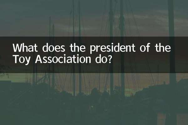 टॉय एसोसिएशन का अध्यक्ष क्या करता है?