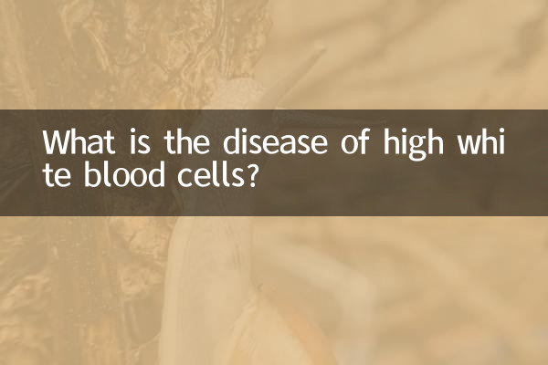 उच्च श्वेत रक्त कोशिकाओं का रोग क्या है?