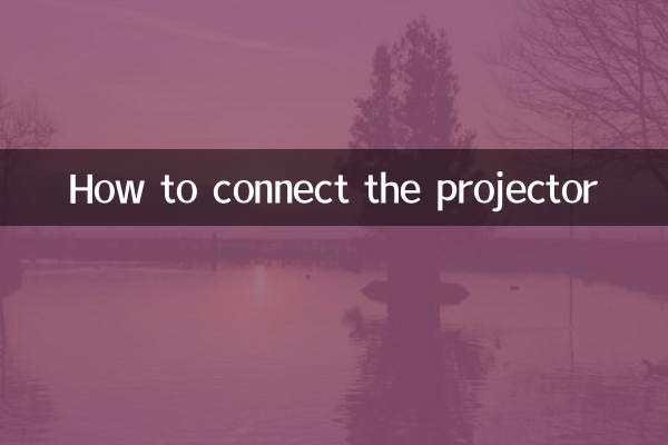 Comment connecter le projecteur