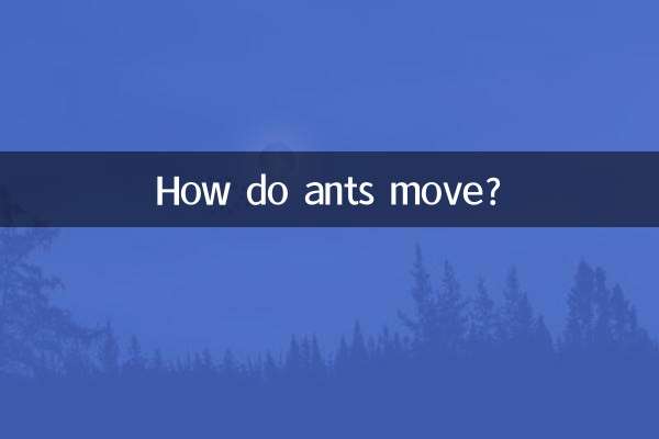 アリはどうやって動くの？