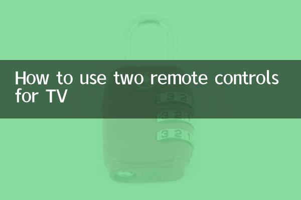 So verwenden Sie zwei Fernbedienungen für den Fernseher