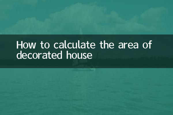 सजाए गए घर के क्षेत्रफल की गणना कैसे करें