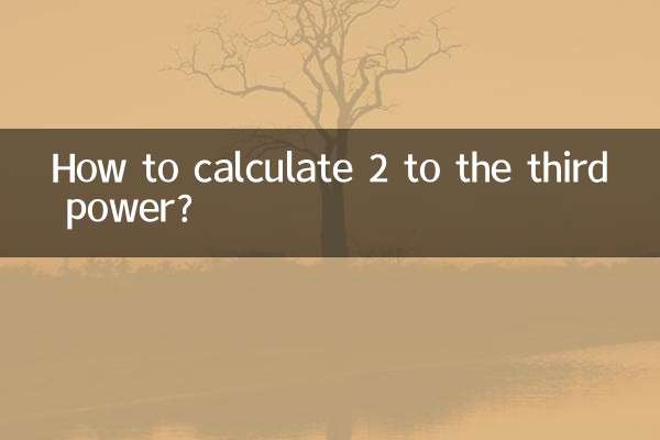 Wie berechnet man 2 hoch dritter Potenz?