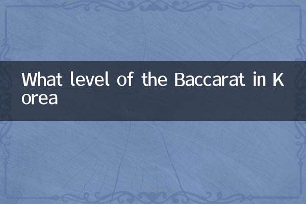 What level of the Baccarat in Korea