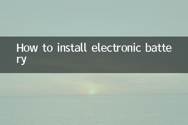 Cómo instalar batería electrónica