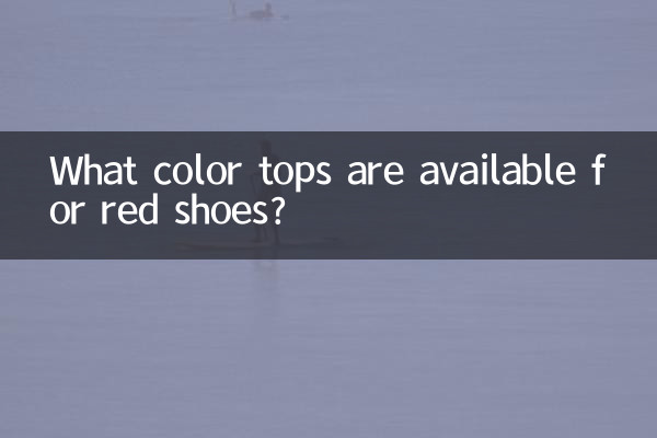 Welche Oberteilfarbe passt zu roten Schuhen?