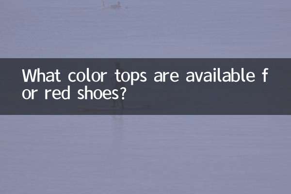 Welche Oberteilfarbe passt zu roten Schuhen?