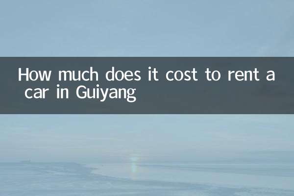 ¿Cuánto cuesta alquilar un coche en Guiyang?