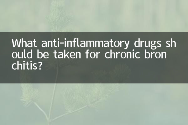 慢性气管炎吃什么消炎药