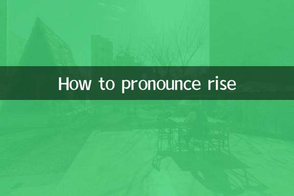 Como pronunciar rise