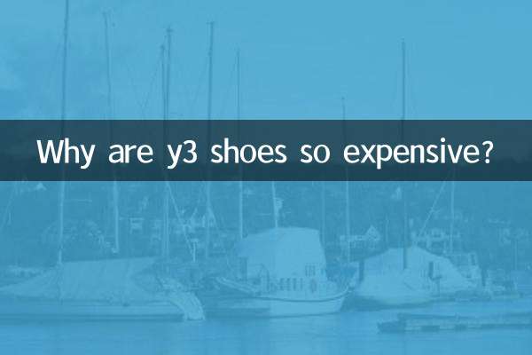 Pourquoi les chaussures Y3 sont-elles si chères ?