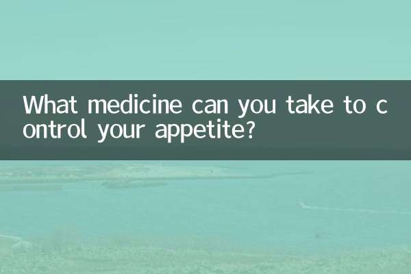 Quale medicina puoi prendere per controllare l'appetito?