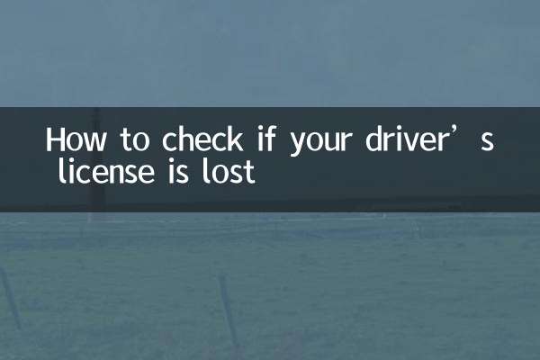 Come verificare se hai smarrito la patente di guida