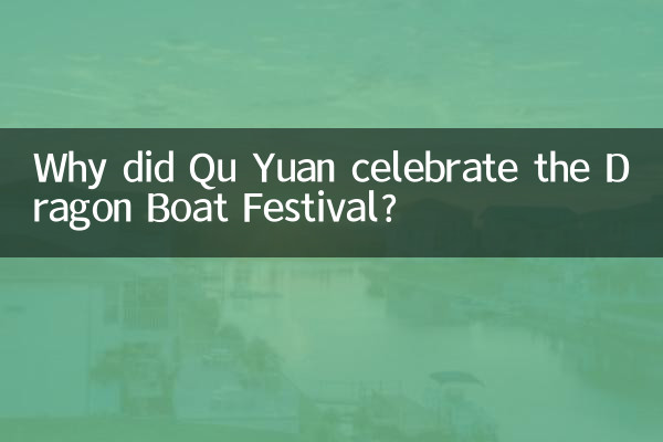 Why did Qu Yuan celebrate the Dragon Boat Festival?