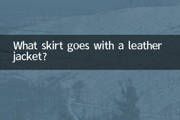 Welcher Rock passt zur Lederjacke?