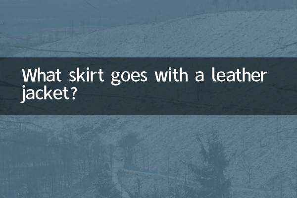 Welcher Rock passt zur Lederjacke?